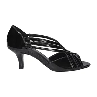 Easy Street Womens Oceana Peep Toe Stiletto Heel Pumps