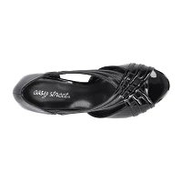 Easy Street Womens Oceana Peep Toe Stiletto Heel Pumps