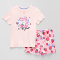 Dots & Dreams Little Big Girls 2-pc. Pajama Set