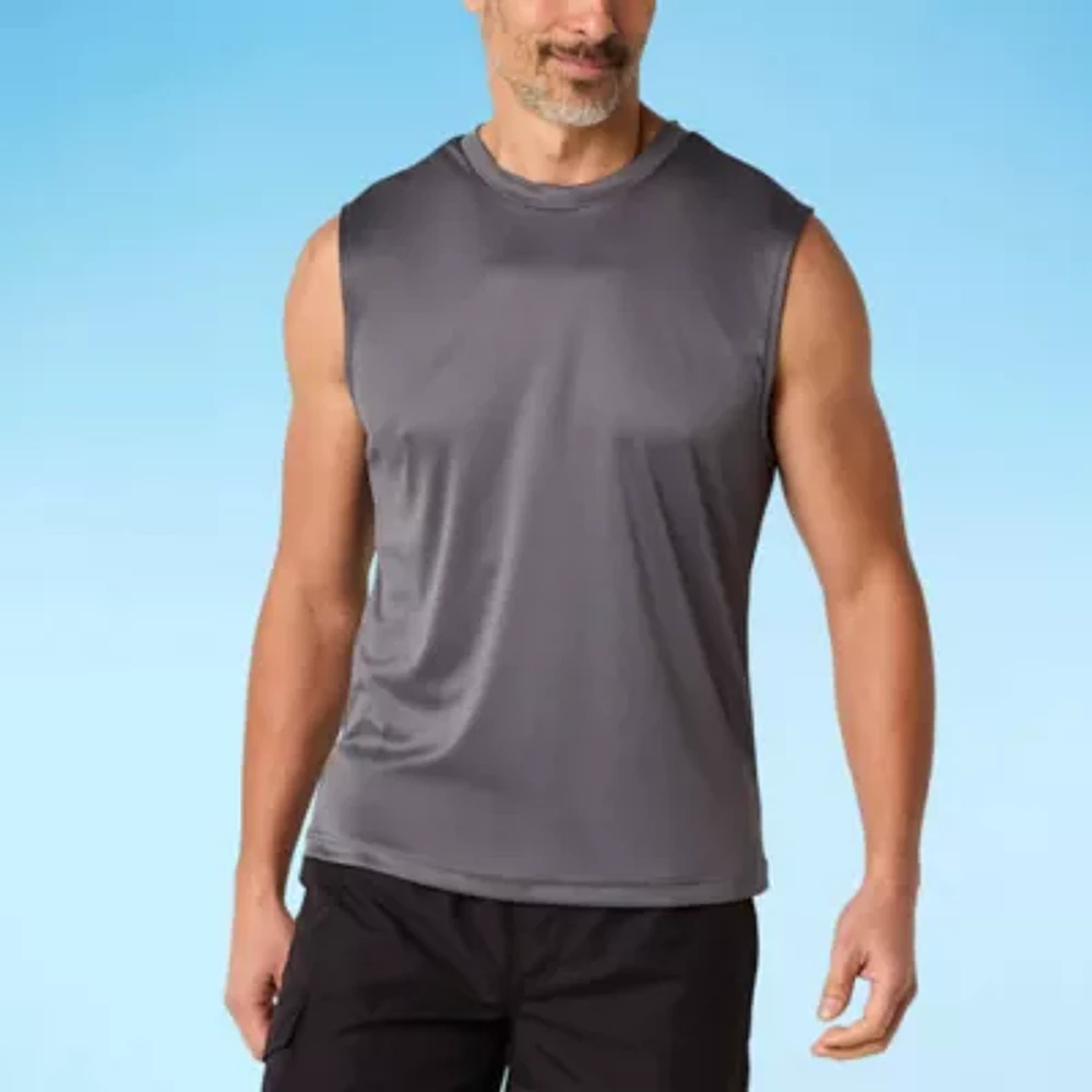 St. John's Bay Mens Sleeveless Swim Shirt