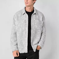 Forever 21 Mens Long Sleeve Checked Button-Down Shirt