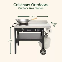 Cuisinart Outdoor Stainless Steel Wok Cooking Station