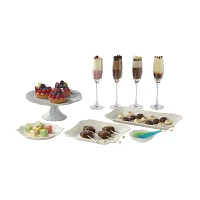 Lenox French Perle White Stoneware Serving Trays