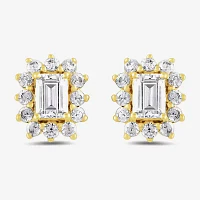 1/2 CT. T.W. Lab Grown White Diamond 10K Gold 7mm Stud Earrings