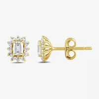 1/2 CT. T.W. Lab Grown White Diamond 10K Gold 7mm Stud Earrings