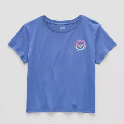 Roxy Big Girls Crew Neck Short Sleeve Graphic T-Shirt