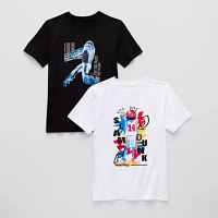 Xersion Little & Big Boys 2-pc. Crew Neck Short Sleeve Graphic T-Shirt