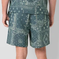 Arizona 6" Mens Textured Pull-On Short