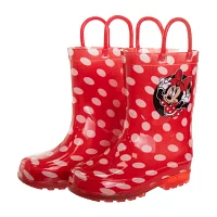 Toddler Girls Minnie Mouse Waterproof Rain Boots