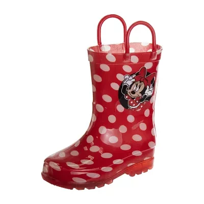 Toddler Girls Minnie Mouse Waterproof Rain Boots