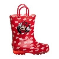 Toddler Girls Minnie Mouse Waterproof Rain Boots