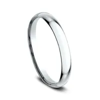 Womens 10K Gold 2MM Comfort-Fit Wedding Band