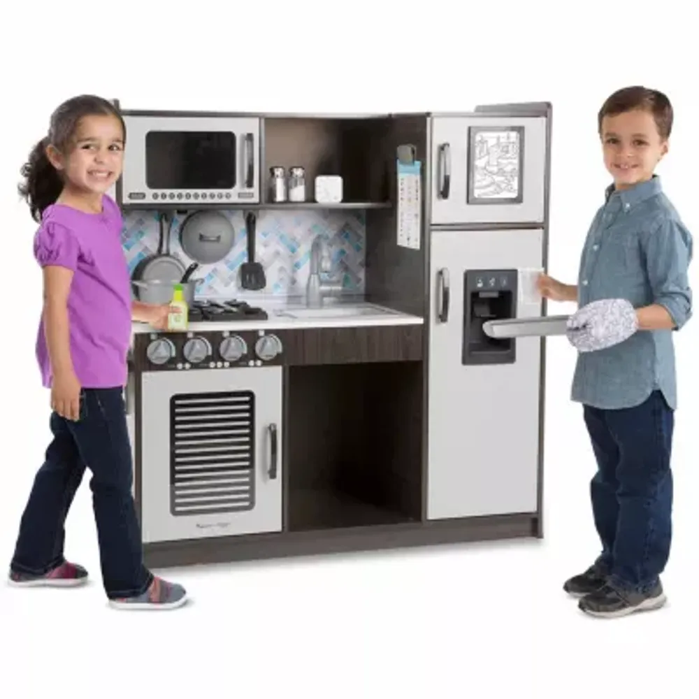 Melissa & Doug Chef'S Kitchen - Charcoal Play Kitchen