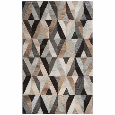 Rizzy Home Suffolk Collection Diana Geometric Rectangular Rugs