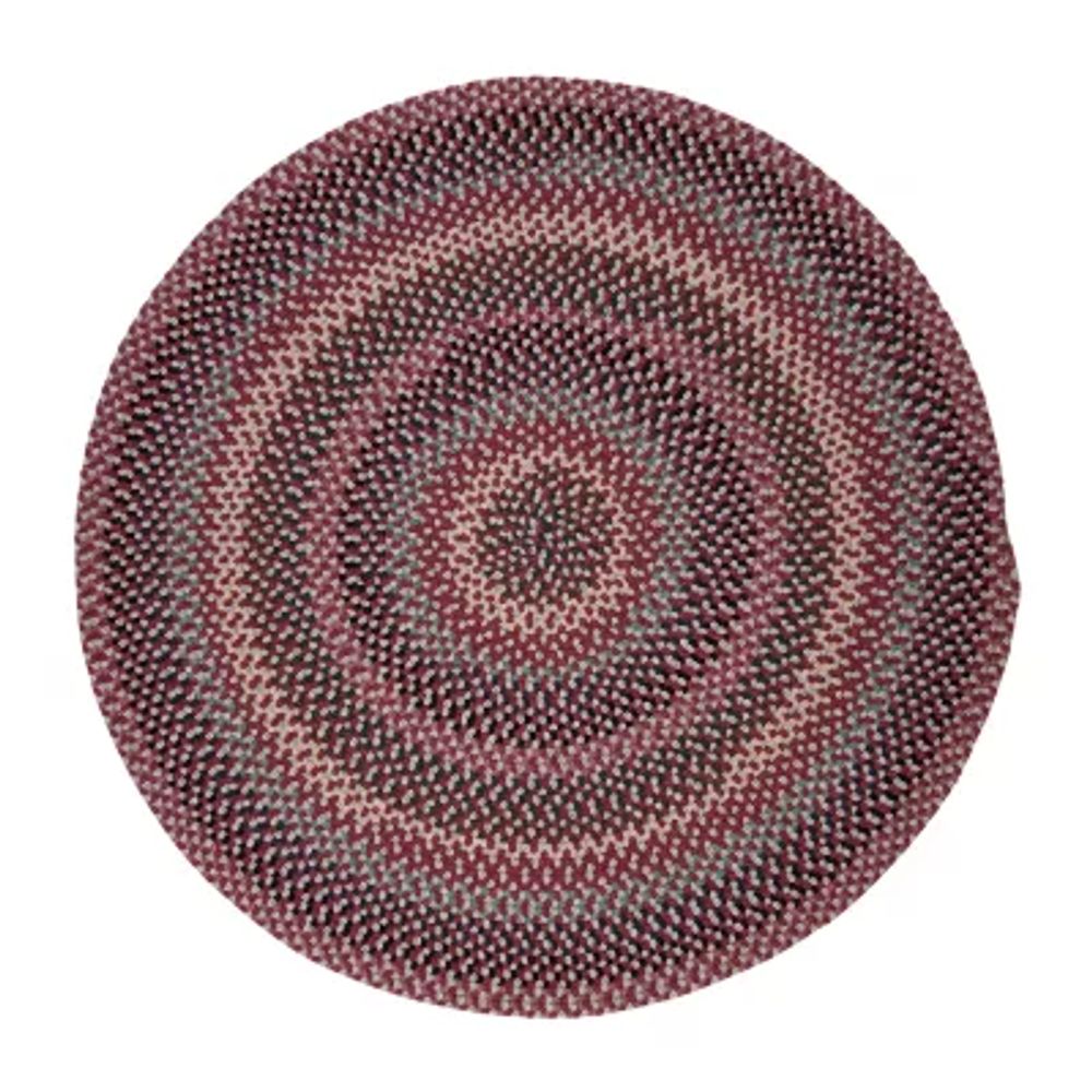 Colonial Mills Traditions Bordered Braided Reversible Indoor Round Accent Rug