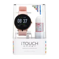 Itouch Sport With Wireless Earbuds Womens Pink Smart Watch It7804r04i-0aa