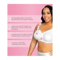 Exquisite Form Fully Unlined Wireless Full Coverage Bra 5100530