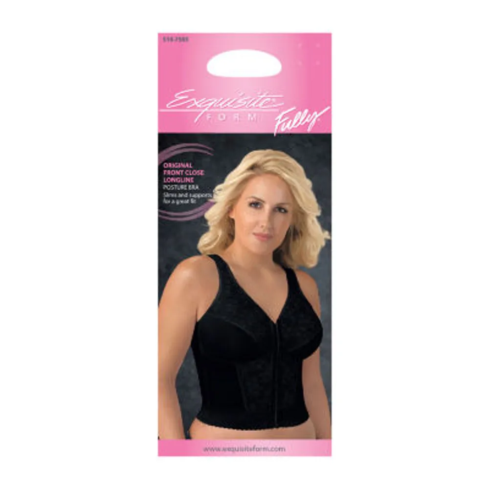 Exquisite Form Fully Longline Unlined Wireless Full Coverage Bra 5107565