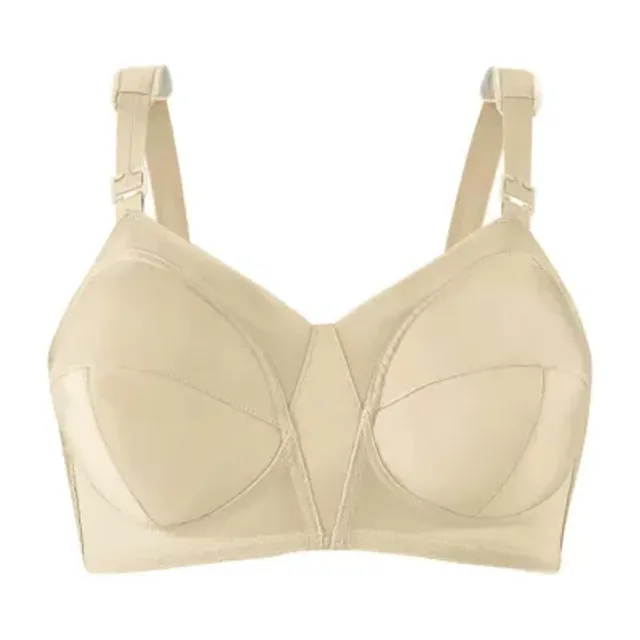 Women's Exquisite Form 5100532 Wireless Original Full Support Bra (White  34B)