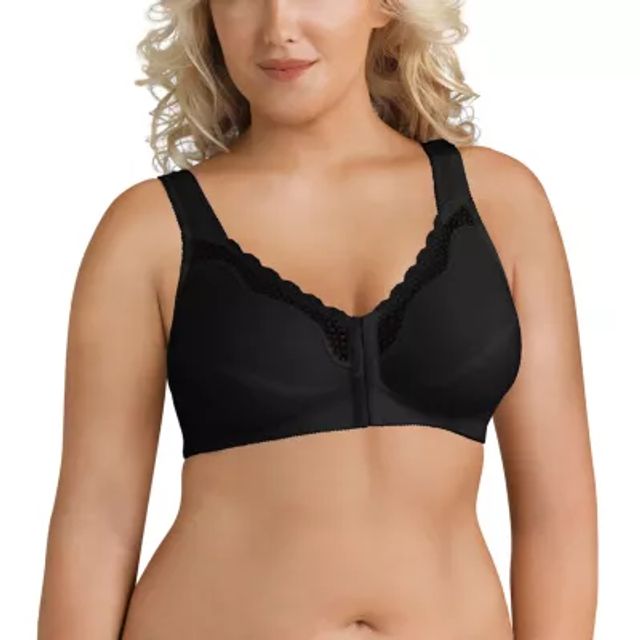 Bestform 5006770 Comfortable Unlined Wireless Cotton Bra With Front Closure