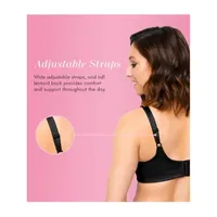 Exquisite Form® Women's FULLY Slimming Wireless Full-Coverage Bra with Back Closure & Lace- 5100548