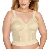 Exquisite Form®  Women's FULLY Slimming Wireless Back & Posture Support Longline Bra with Front Closure- 5107530