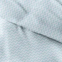 Casual Comfort Premium Ultra Soft 3-pc. Puffed Chevron Print Duvet Cover Set