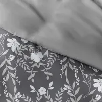 Casual Comfort Secret Garden Pattern Oversized Reversible Duvet Cover Set