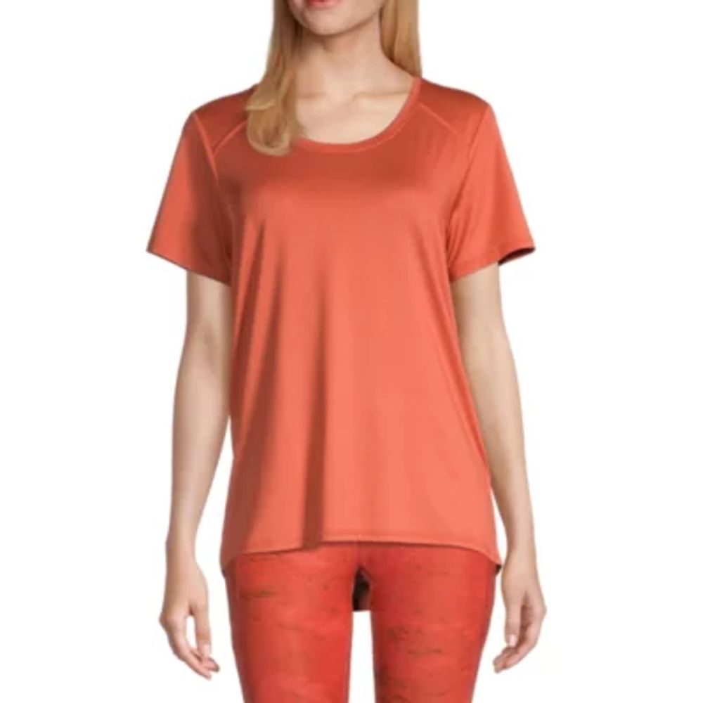 Xersion Womens Round Neck Short Sleeve T-Shirt