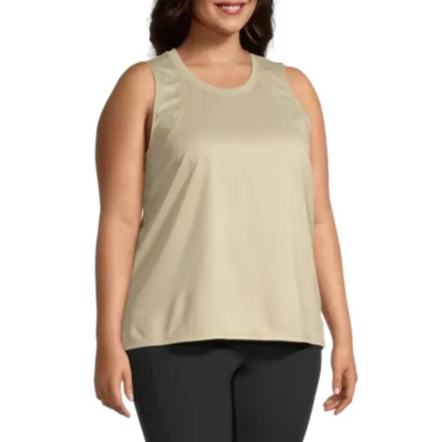 Xersion Womens U Neck Sleeveless Tank Top Plus