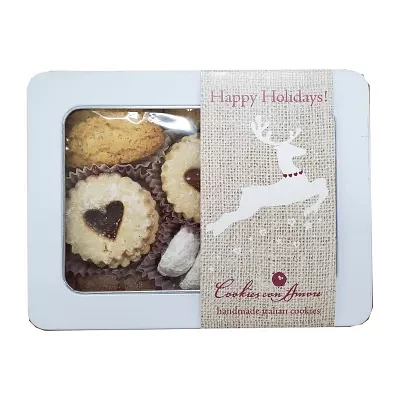 Alder Creek Holiday Assorted Cookie Tin Food Set