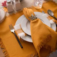 Design Imports Solid Pumpkin Spice 6-pc. Placemat