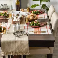 Design Imports Pumpkin Spice Plaid 6-pc. Placemat