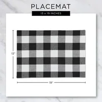 Design Imports Pumpkin Spice Plaid 6-pc. Placemat