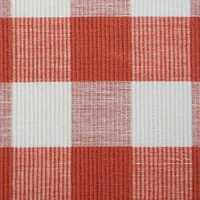 Design Imports Vintage Red Buffalo Check Ribbed 6-pc. Table Linen Sets