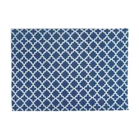 Design Imports Nautical Blue Lattice 6-pc. Placemats