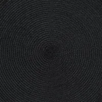 Design Imports Black Round 6-pc. Placemats