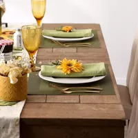 Design Imports Sage Green Doubleframe 6-pc. Placemats