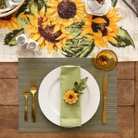 Design Imports Sage Green Doubleframe 6-pc. Placemats