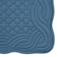 Design Imports French Blue Quilted Farmhouse 6-pc. Placemats