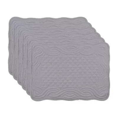 Design Imports Quilted Farmhouse 6-pc. Placemats