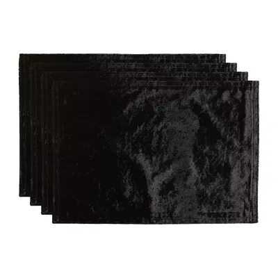 Design Imports Velvet 4-pc. Placemats