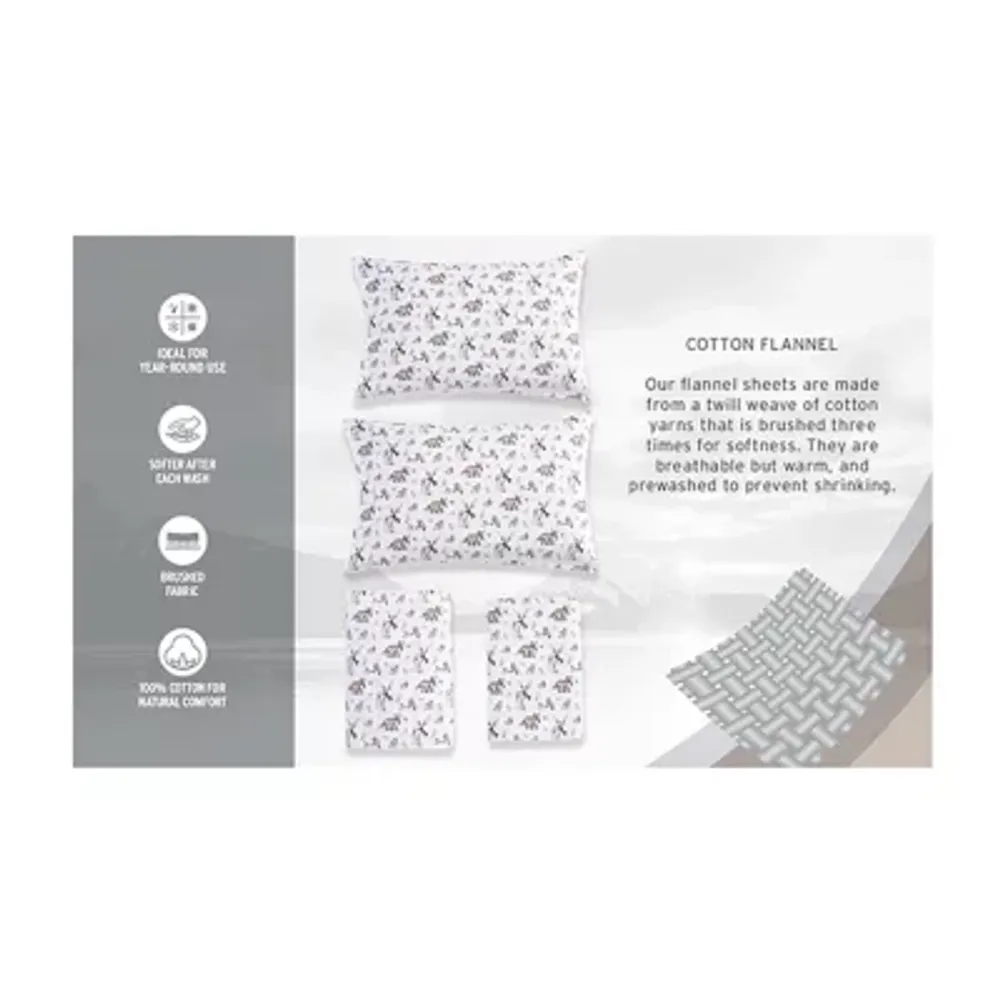 Eddie Bauer Cotton Flannel Sheet Set