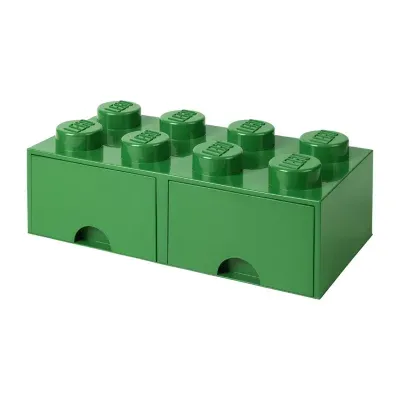 LEGO Storage Brick Drawer 8 Dark Green