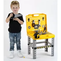 Cat Foldable Workbench - Transportable Tool Shop Kids Pretend Play Tool Play Set