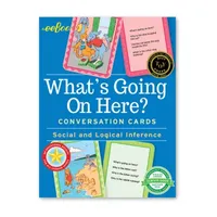 Eeboo What'S Going On Here? Conversation Flashcards 50-pc. Card Game