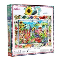 Eeboo Piece And Love Seagull Garden 1000  Piece Rectangular Adult Jigsaw Puzzle Puzzle