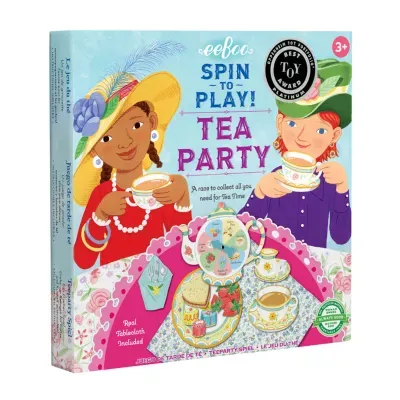 Eeboo Spin To Play Tea Party Game Play Kitchen
