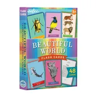 Eeboo Beautiful World Educational Flash Cards Discovery Toy