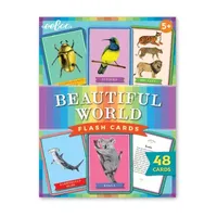 Eeboo Beautiful World Educational Flash Cards Discovery Toy